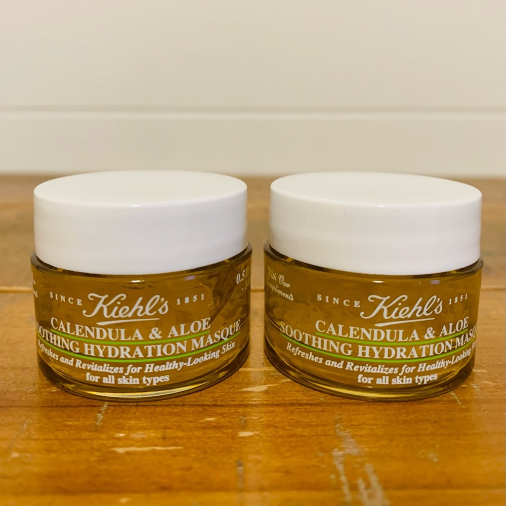 2pk Kiehl’s Calendula & Aloe Soothing Hydration Mask